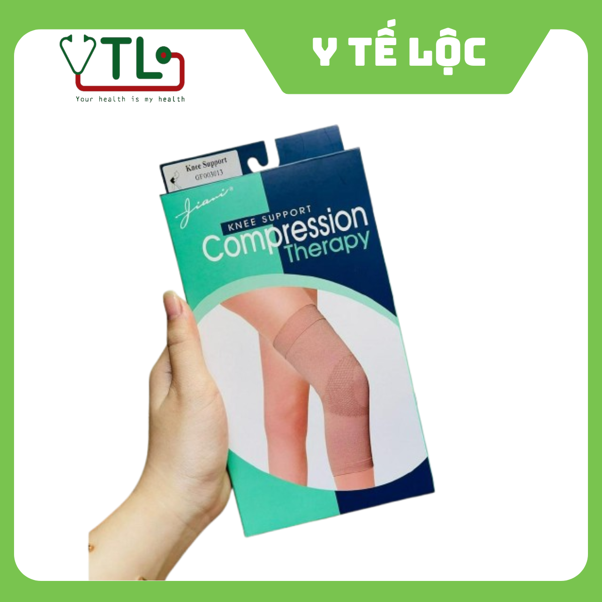 Đầu gối - Vớ y khoa đầu gối hỗ trợ điều trị giãn tĩnh mạch chân Jiami COMPRESSION THERAPY - Ý