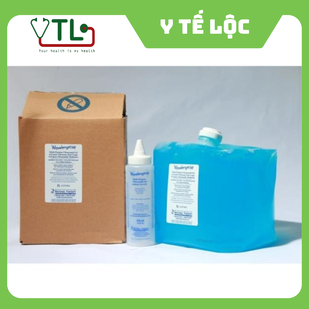 Gel Siêu Âm Wavelength – Canada (5 Lít/Can)
