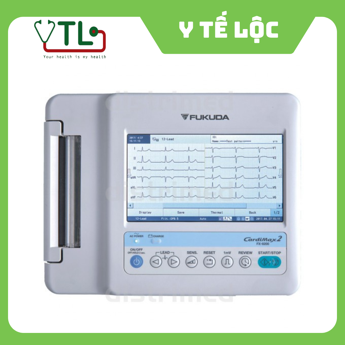 Máy điện tim 6 kênh FX-8200 - Fukuda Denshi - Nhật Bản