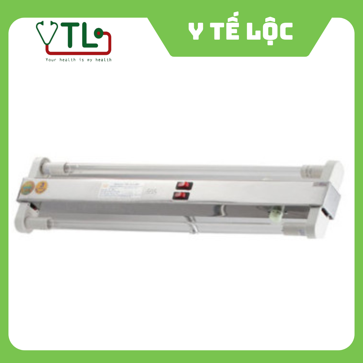 ĐÈN CỰC TÍM 60cm 2 BÓNG ( đã kèm 2 bóng)