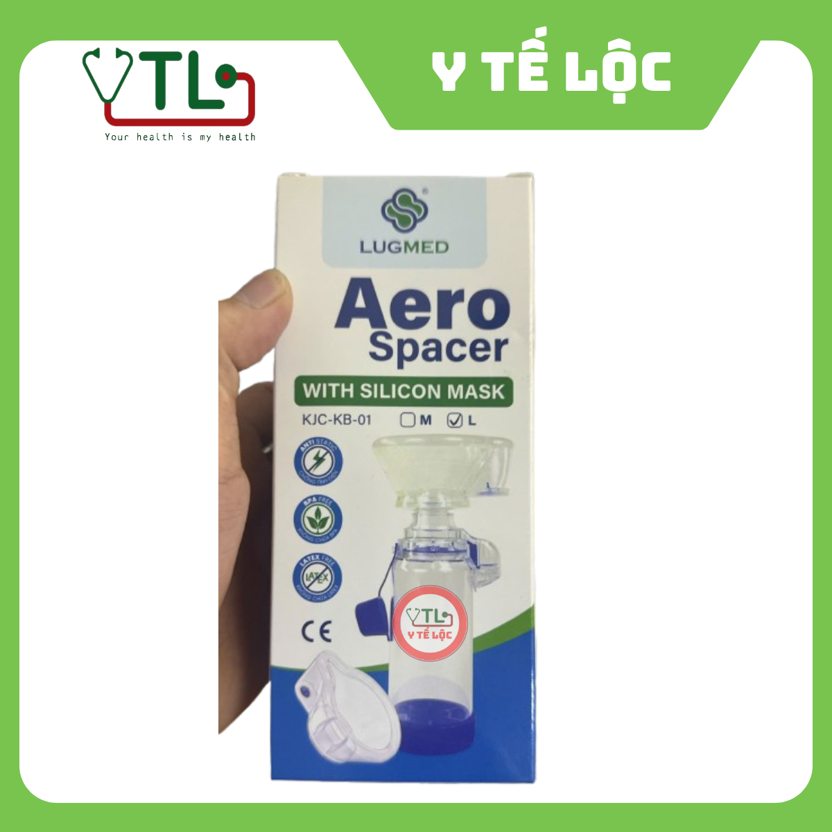Buồng đệm khí dung Lugmed AERO SPACER KJC-KB-01