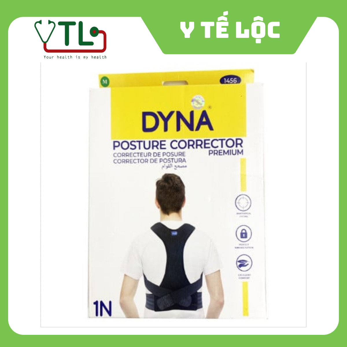 Đai chống gù lưng cao cấp Dyna-1456