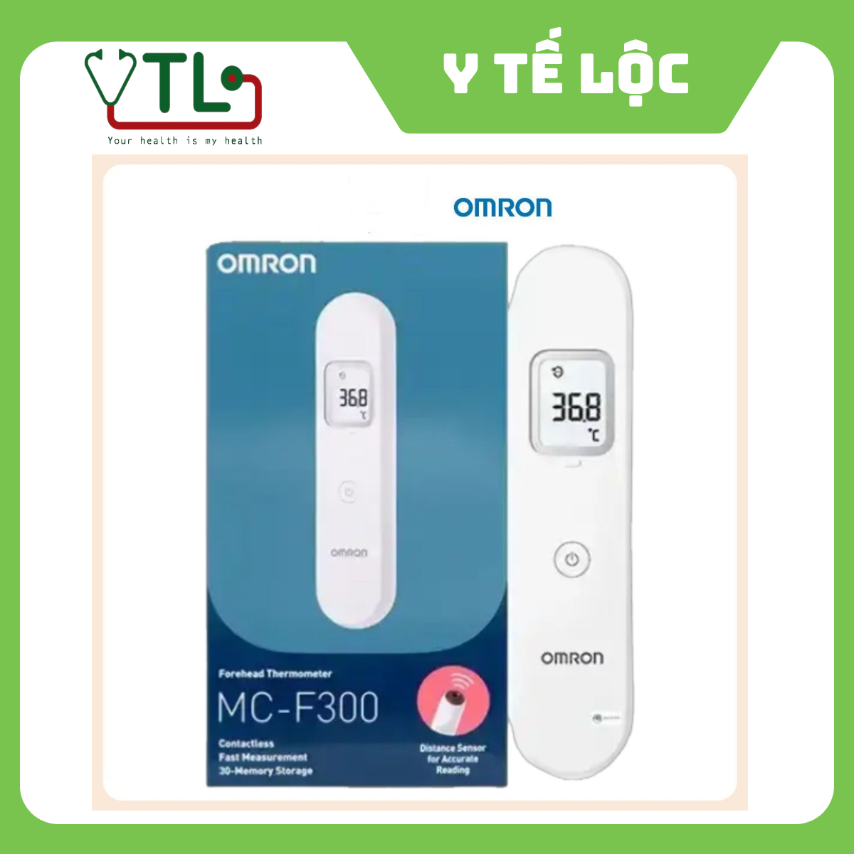 Nhiệt kế điện tử đo trán Omron MC-F300