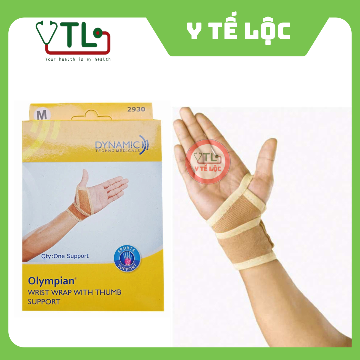 Đai cổ tay và ngón tay cái Olympian-2930