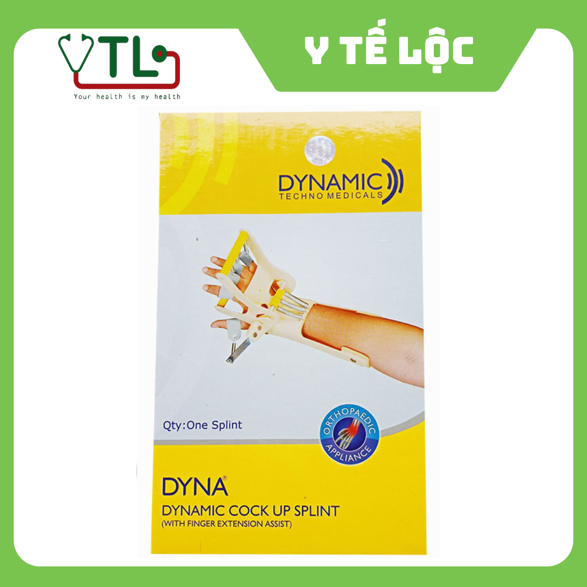 Đai tập khớp đốt ngón tay Dyna – 1662 bên Phải