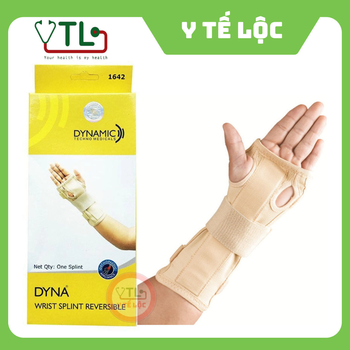 Nẹp cố định cổ tay Dyna dùng cho cả 2 tay – 1642