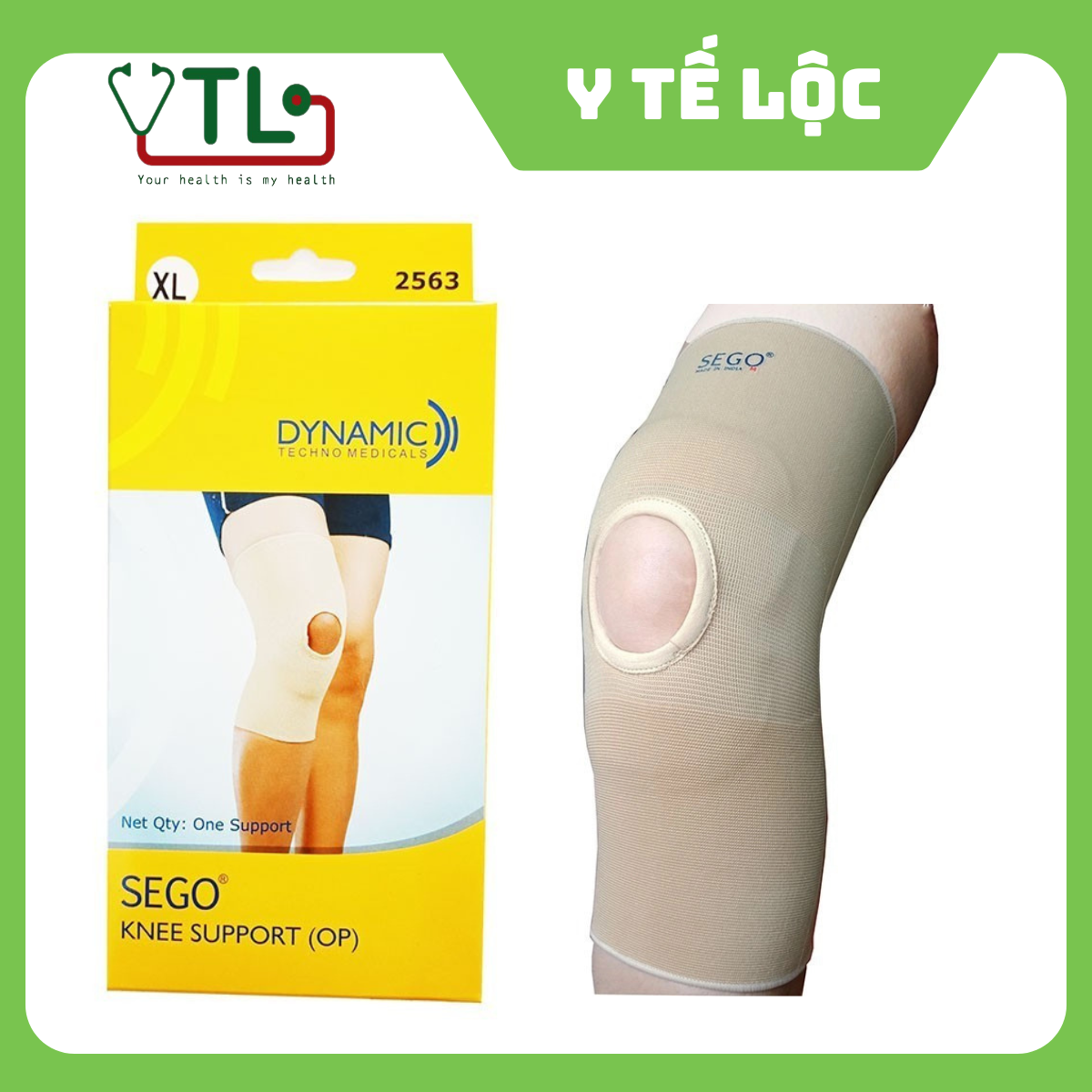 Đai đầu gối hở vùng bánh chè Sego 2563