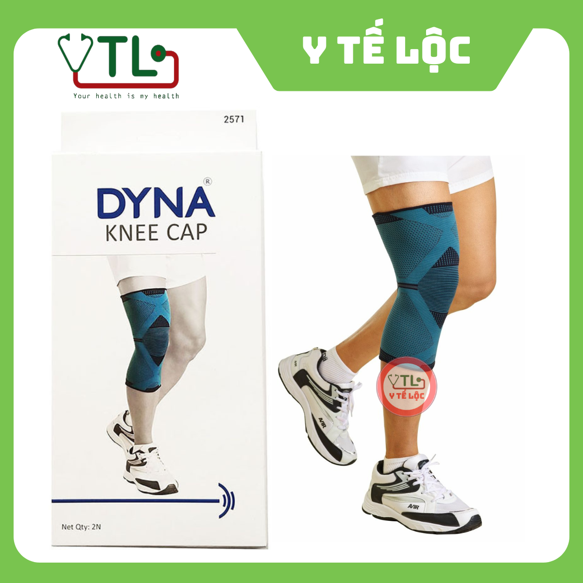 Đai đầu gối thể thao Dyna Cap – 2571