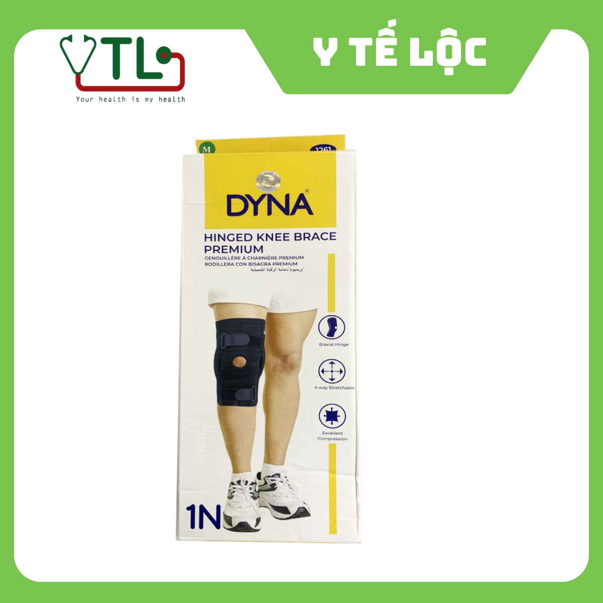 Nẹp gối cao cấp Dyna Premium-1261