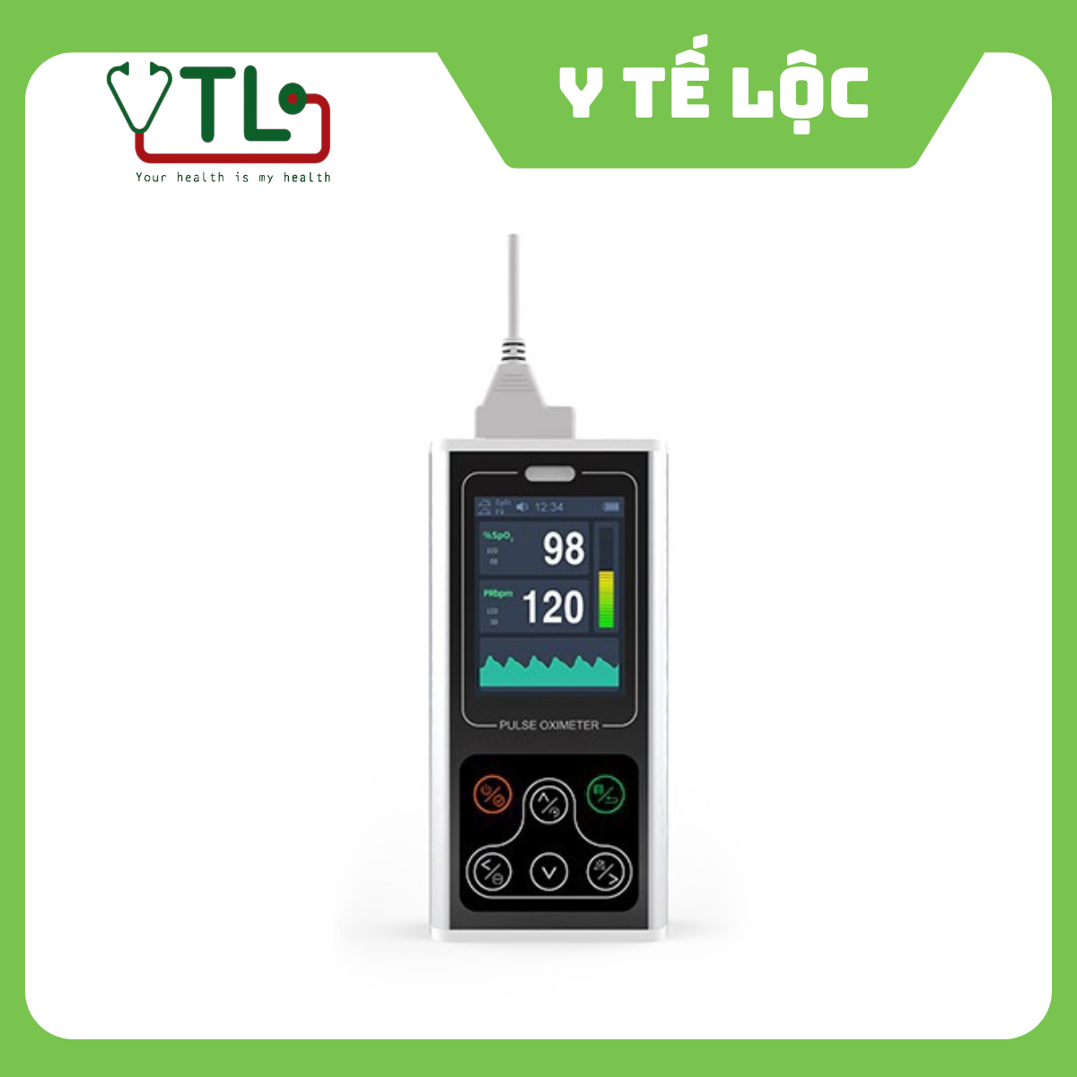 MÁY ĐO NỒNG ĐỘ OXY TRONG MÁU (Tên thường gọi : Máy đo SPO2 cầm tay có pin sạc) MODEL: CMS60D1 HÃNG SẢN XUẤT: CONTEC XUẤT XỨ: TRUNG QUỐC