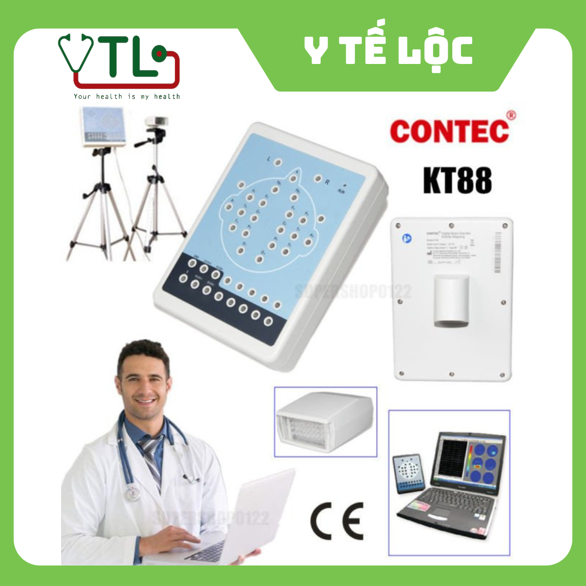 MÁY ĐO ĐIỆN NÃO CONTEC KT88