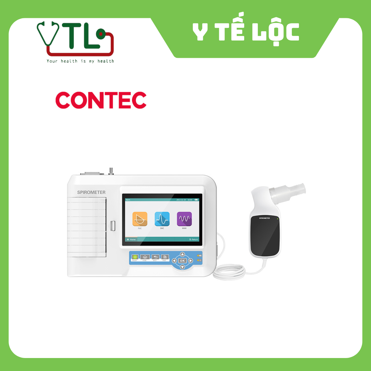 MÁY ĐO PHẾ DUNG KẾ CONTEC SP100