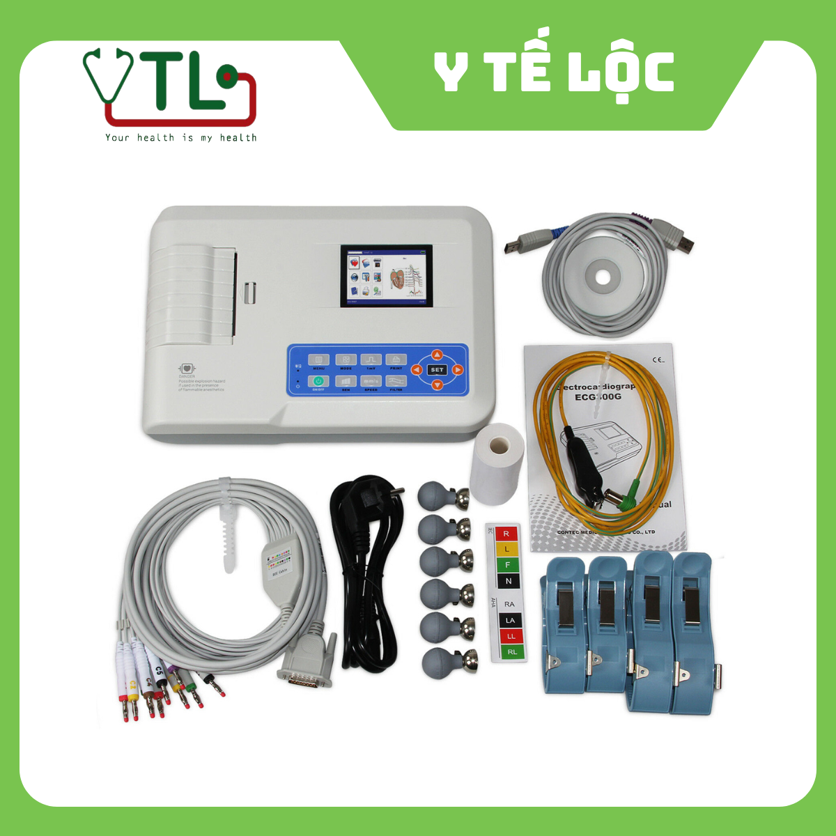 MÁY ĐIỆN TIM CONTEC ECG300G