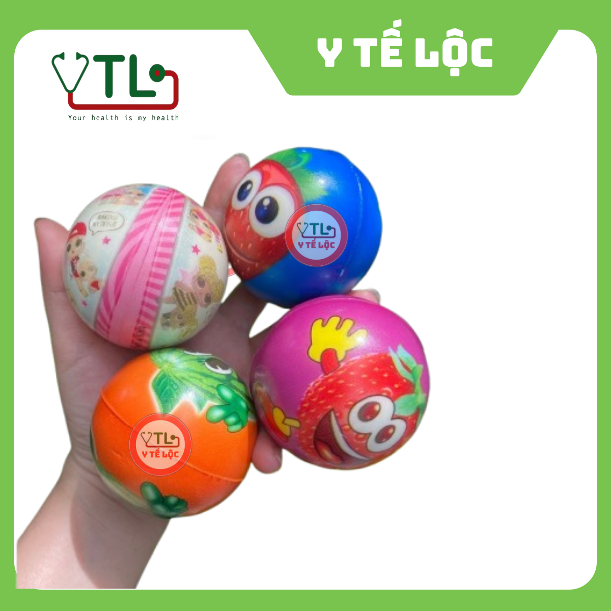 Banh tập tay trơn nhiều mẫu - Bóng mềm tập vật lí trị liệu, thư giãn giảm stress