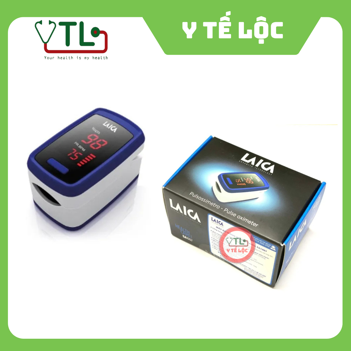 Máy Đo Nồng Độ Oxy Trong Máu LAICA EA1007
