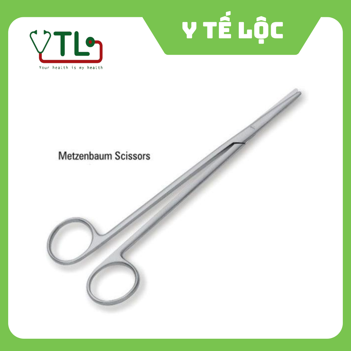 Kéo phẫu thuật Metzenbaum thẳng  Kích thước 14cm / 16cm / 18cm / 20cm