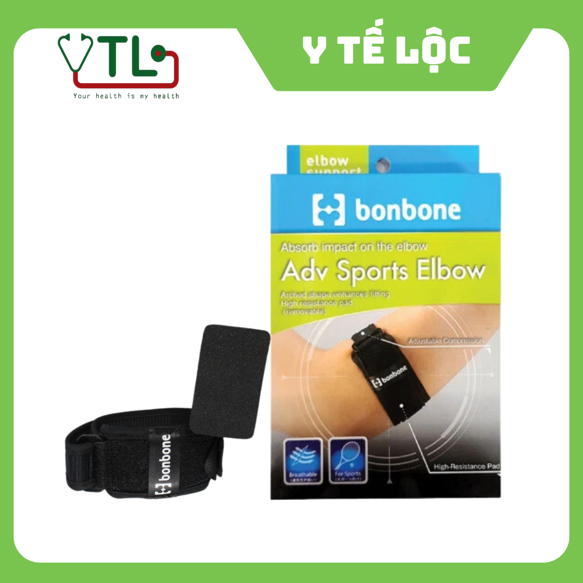 ĐAI KHUỶU TAY ADV SPORT ELBOW FREESIZE CHÍNH HÃNG