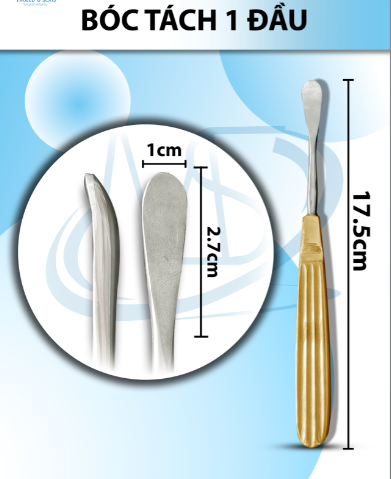 Bóc tách 1 đầu 17,5cm đầu D3cmxR0.8cm