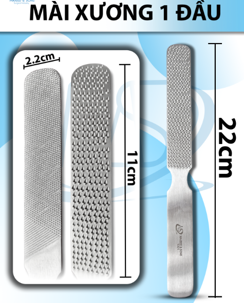 Mài xương 1 đầu 22cm x 2,2cm, đầu R2,2 D11