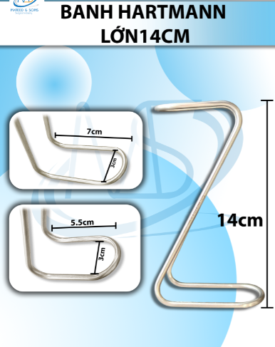 Banh hartmann, banh chữ Z Lớn 300k (14cm đầu lớn (D7 R3) đầu nhỏ (D5,5 R3))