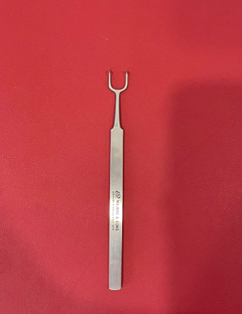 Móc đôi 15x1.5cm, móc phẫu thuật, móc vén vết mổ