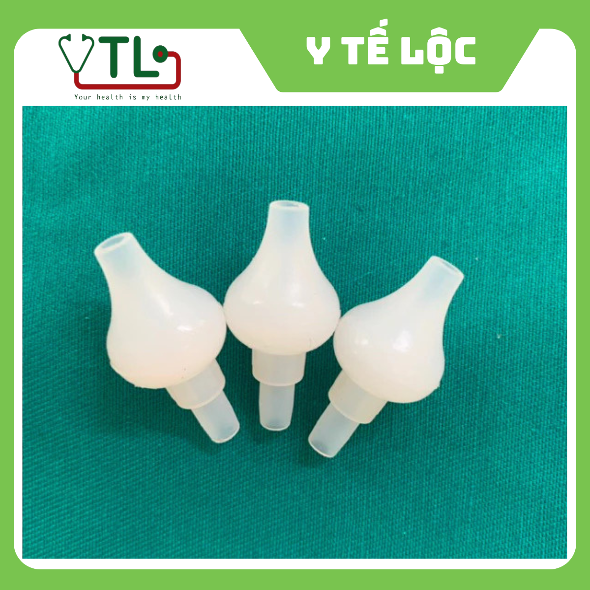 Đầu hút mũi silicon y tế dùng cho máy hút dịch, máy xông hút mũi, rửa mũi cho bé