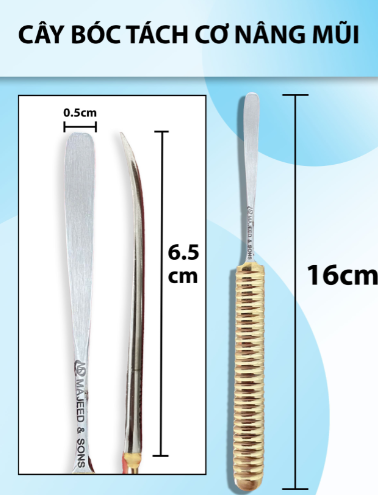 cây bóc tách cơ trong nâng mũi thẩm mỹ, bóc tách bén