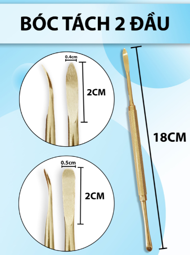 bóc tách 2 đầu 16cm