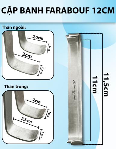 1 cặp banh farabouf 12cm