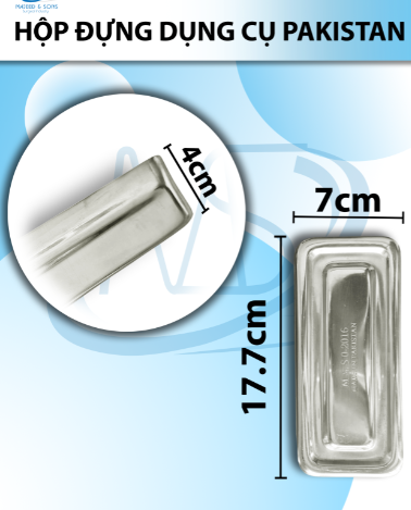 Hộp đựng dụng cụ pakistan Nhỏ (D17,7 R7,8 C4 )