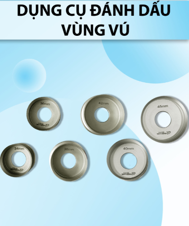 Dụng cụ đánh dấu quầng vú 34mm, 36mm, 38mm, 40mm, 42mm, 45mm      Mã sản phẩm:  0 Bình luận  15