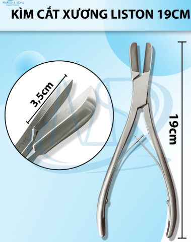 kìm cắt xương liston 19cm