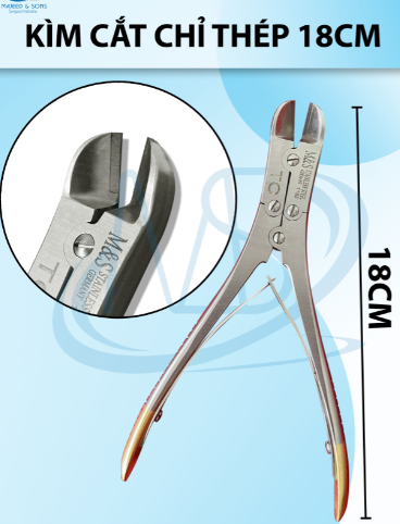 Kìm cắt chỉ thép 18cm