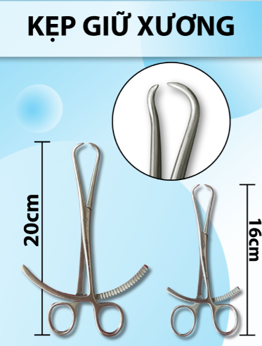 Kẹp giữ xương Phẫu thuật ( Bone Reduction Forceps), 16cm, 20cm