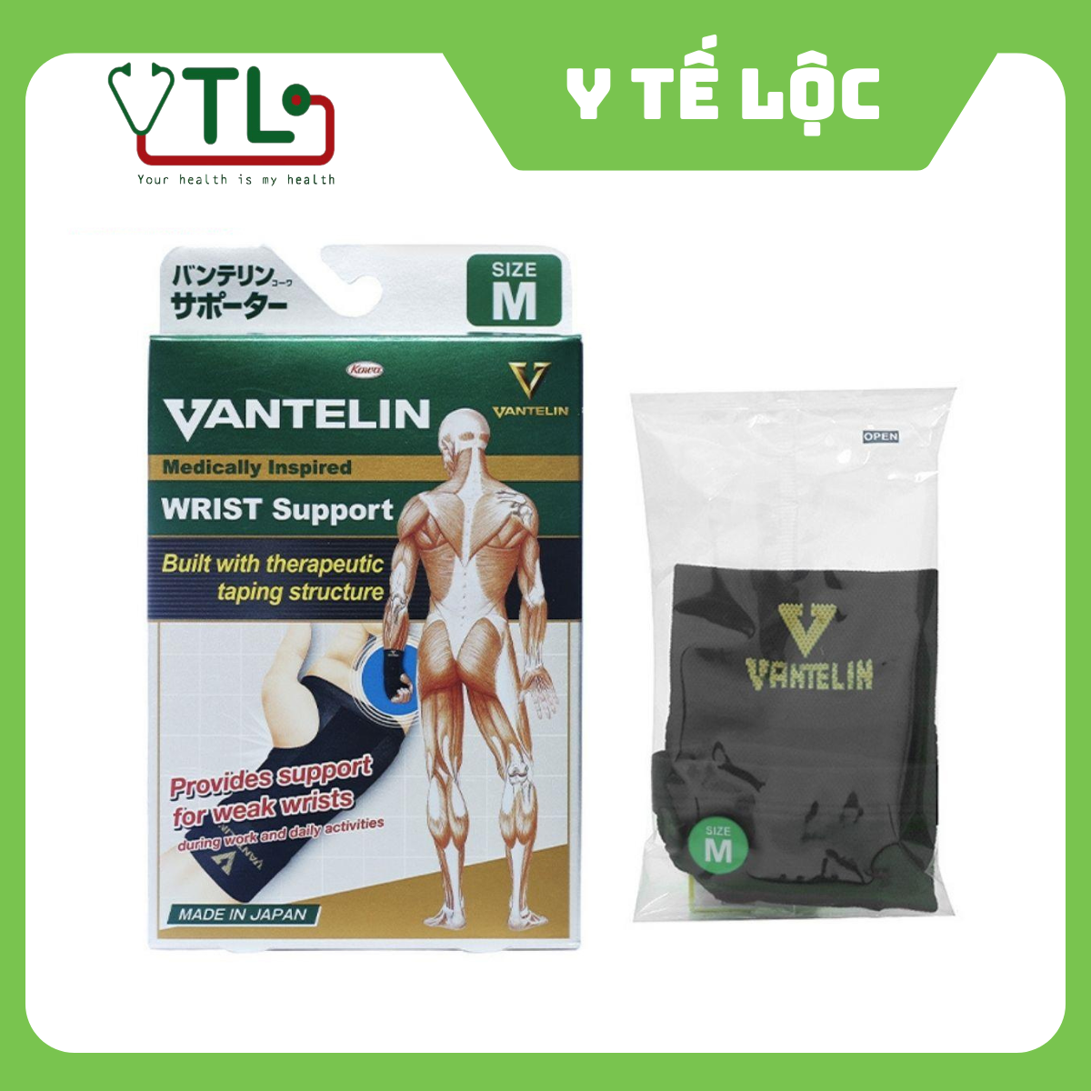 Băng bảo vệ cổ tay VANTELIN, Số 1 Nhật Bản