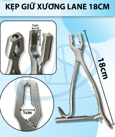 kẹp giữ xương lane 18cm.