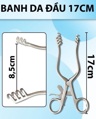Banh da đầu, banh tự động 17cm Đầu móc nhỏ D1,5 R1,5 lớn D2 R1,5 rộng banh 9cm