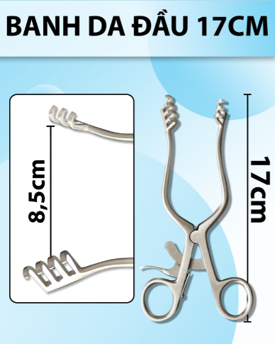 Banh da đầu, banh tự động 17cm Đầu móc nhỏ D1,5 R1,5 lớn D2 R1,5 rộng banh 9cm dài tổng 17