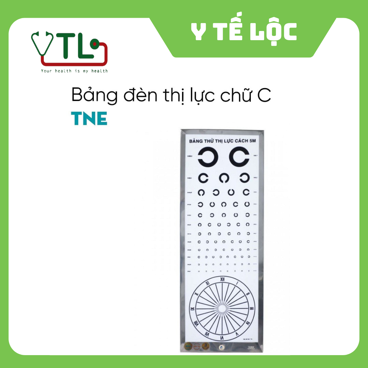 Đèn kiểm tra thị lực chữ C