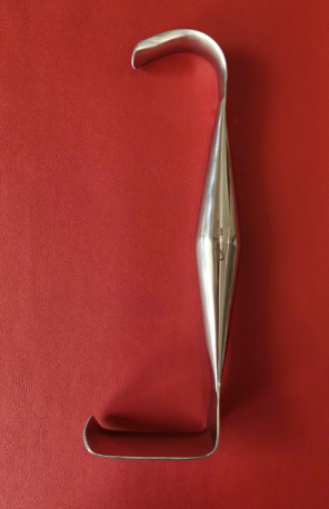 Van ngực, dụng cụ phẫu thuật ngực 24cm Đầu to D7 R4 đầu nhỏ D5,5 R2,3