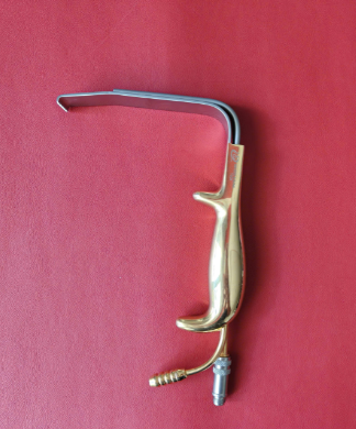 Banh vén ngực Tebbetts Dài 22cm đầu dài 12,5cm Dài cong 3,7cm rộng cong 2,2cm rộng thẳng 2,5cm