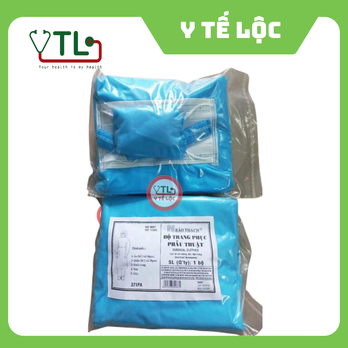 Bộ trang phục phẫu thuật 5 món Bảo Thạch