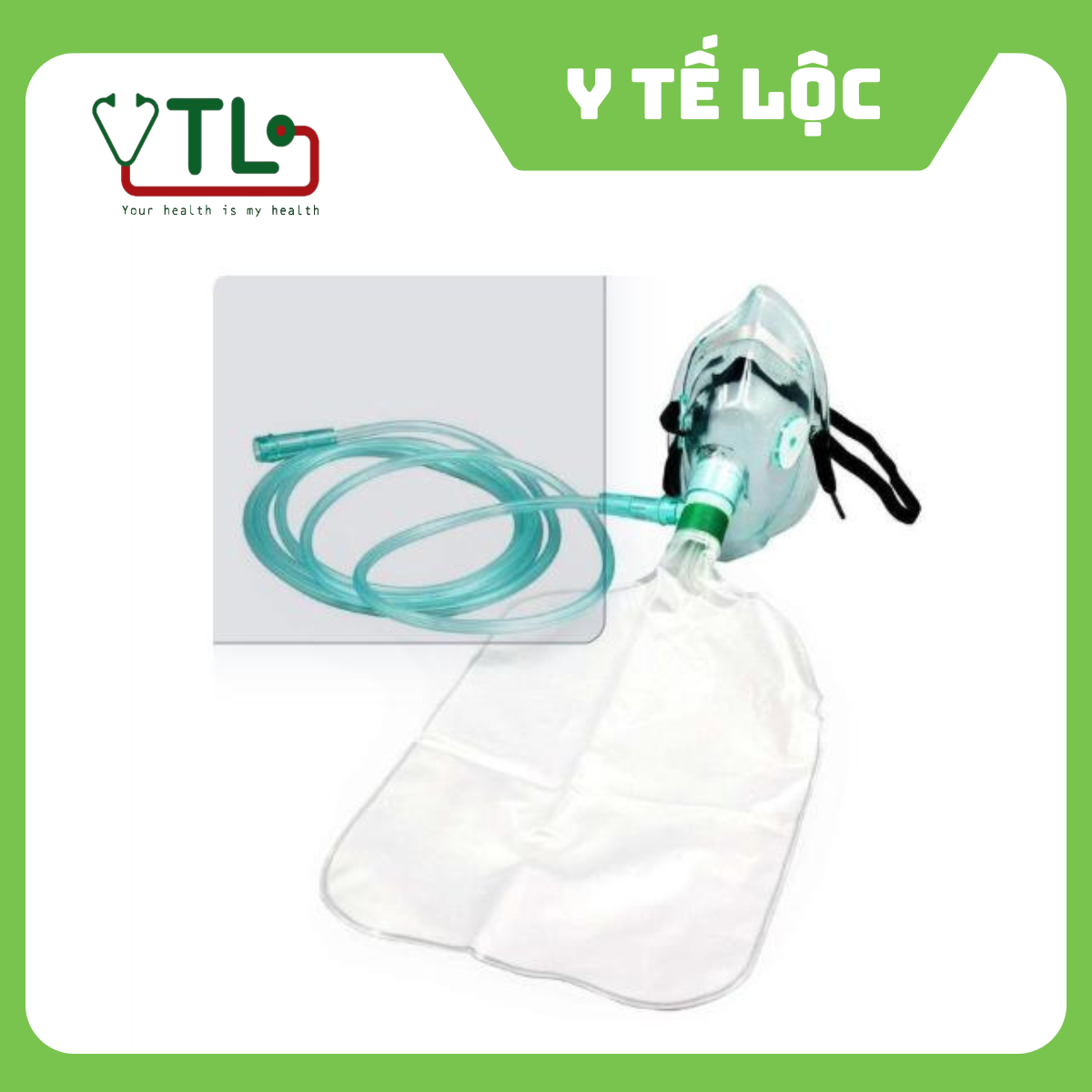Bộ mặt nạ thở oxy có túi ECO