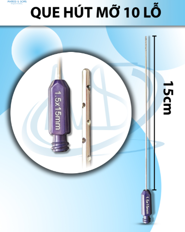 Kim tê mặt 15cm x 1.5mm 10 lỗ