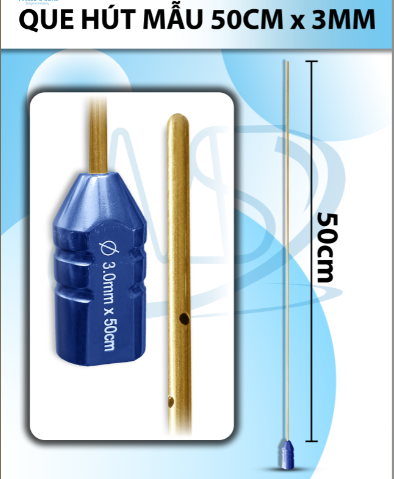 Que hút mỡ 50cm x 3mm 4 lỗ xoắn