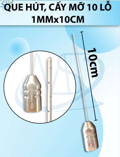 Que tiêm dung dịch mặt 8 lỗ 1mmx10cm