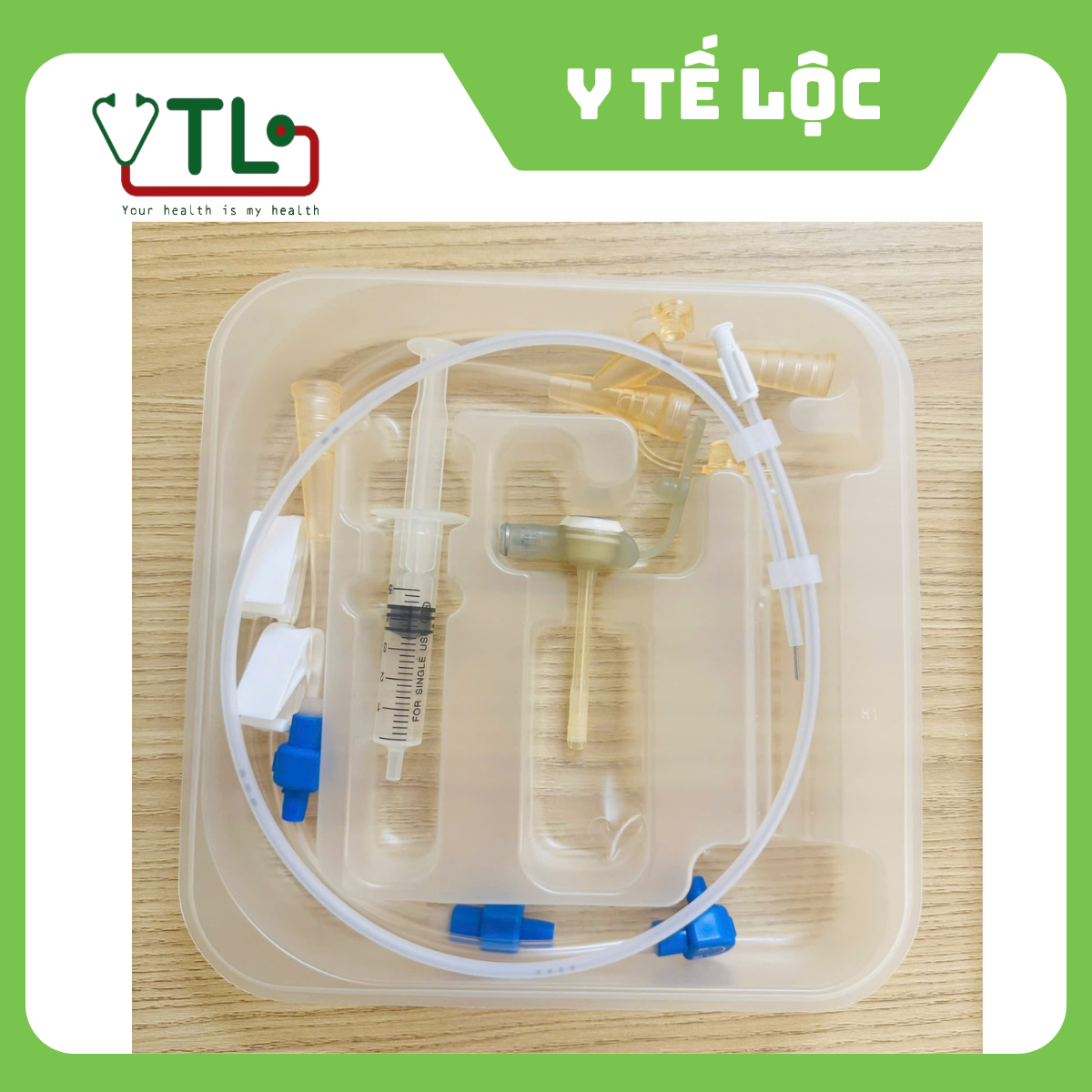 Bộ ống thông Silicone nuôi ăn dạ dày qua da dạng nút hiệu Cliny size 24fre