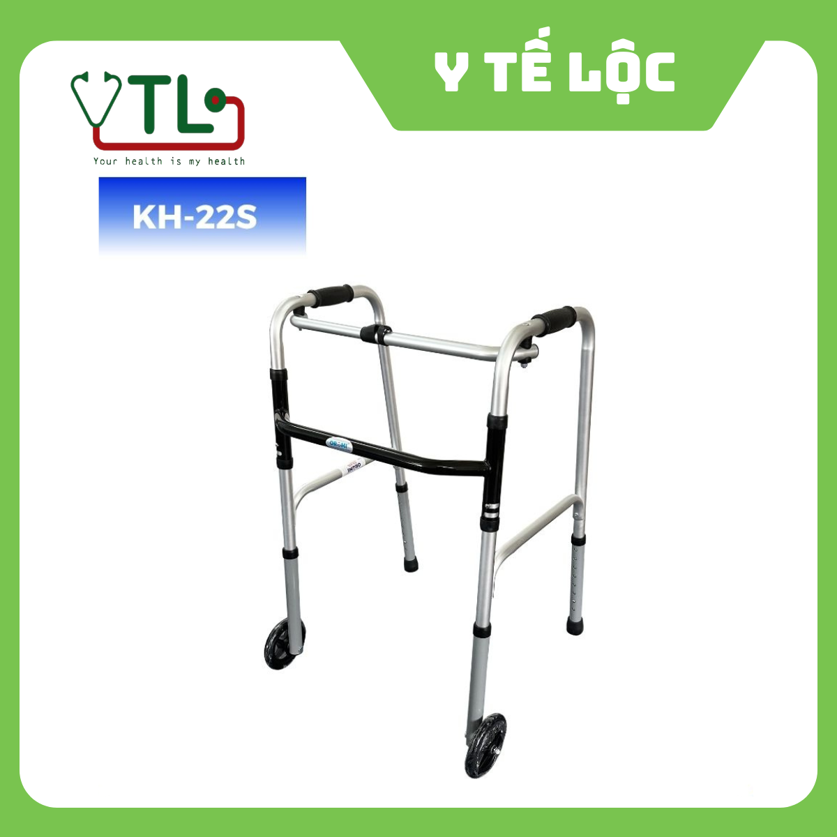 Khung Tập Đi Hợp Kim Nhôm, Chân Sắt OROMI KH-22S