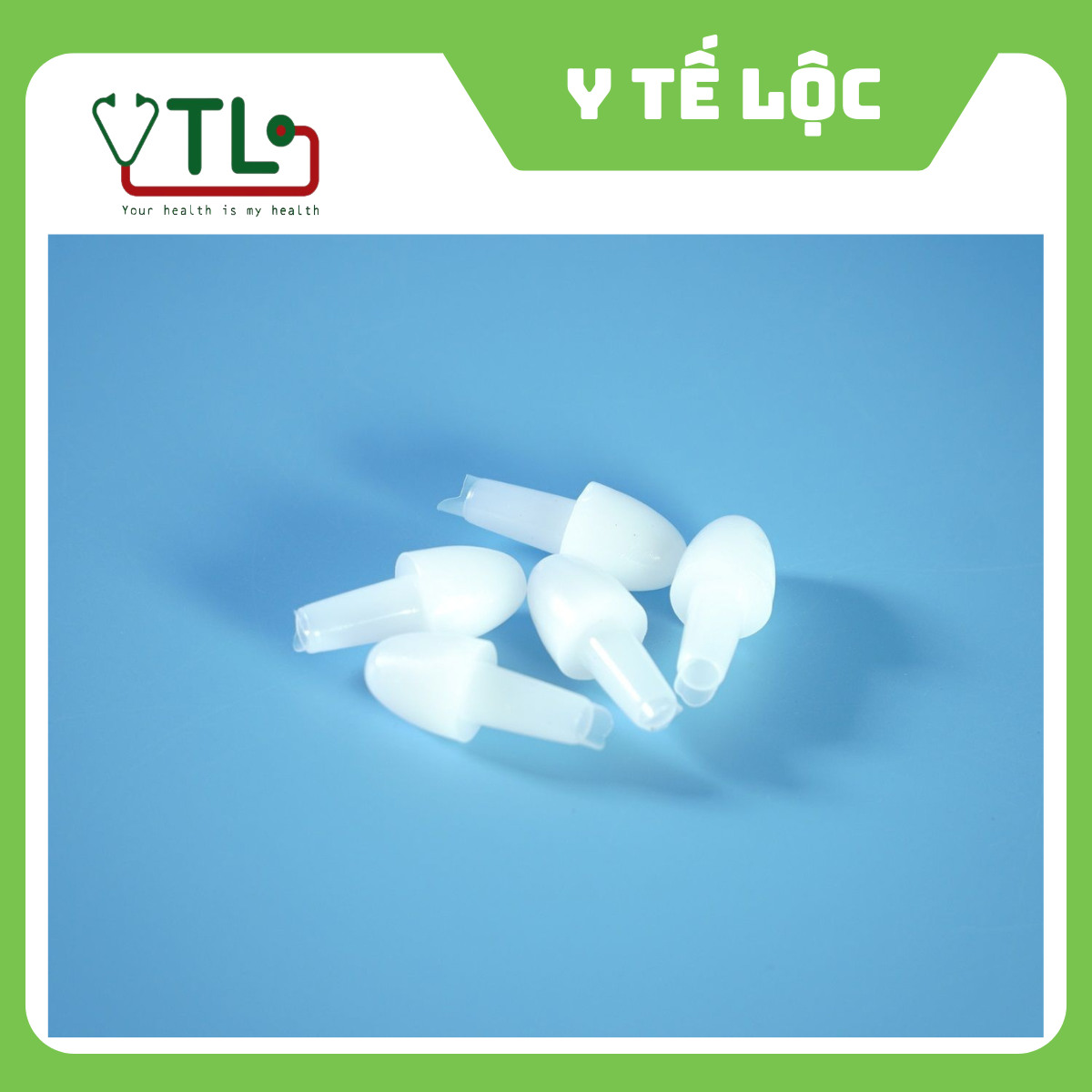 Cục kê nhựa, Ống hút khí dịch mũi ( bịch 5 cái)