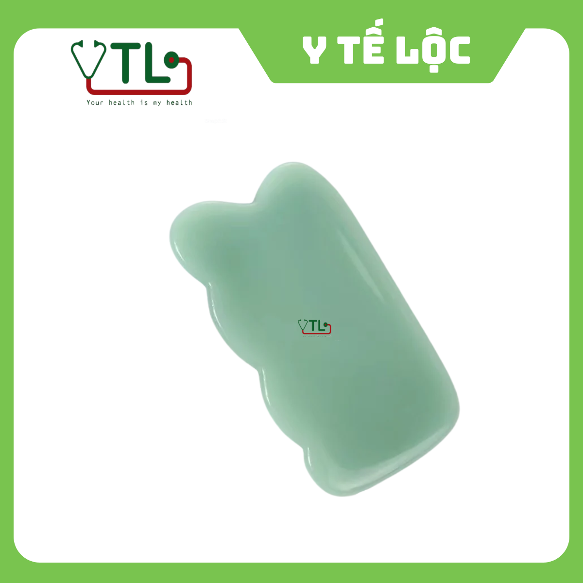 Ngọc đá xanh 4 răng ấn huyệt massage mặt dùng trong SPA dưỡng sinh